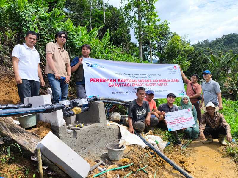 Program ESG Telkom Salurkan Bantuan Air Bersih ke 232 Lokasi